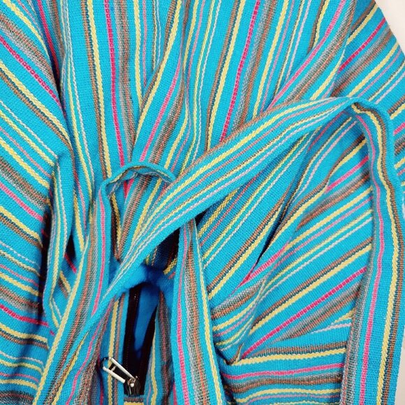 Tribe Azure Fair Trade Women's Banana Hobo Handmade Jacquard Tote Bag Boho - Picture 7 of 11